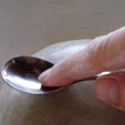 Burnishing with Spoon - image copyright Deana Lee
